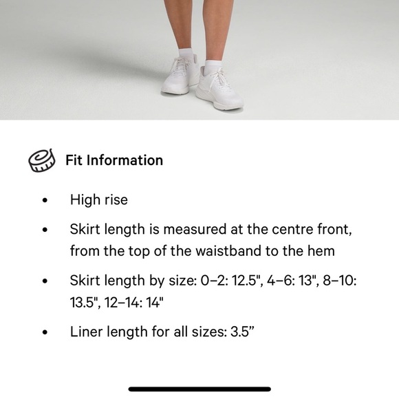 Lululemon Athletic Skirt - Picture 5 of 5